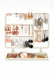 Multi-Tier Jewelry Organizer – Necklace, Earrings, Watch and Ring Stand (White)
