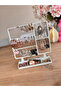 Multi-Tier Jewelry Organizer – Necklace, Earrings, Watch and Ring Stand (White) - 4