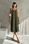 Aerobin Fabric Long Dress with Adjustable Straps - Anti-Sweat Loose Maxi Size