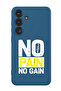 Protective Liquid Silicone Shockproof Case For Samsung Galaxy S25 Plus (Blue) - No pain No gain