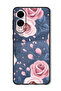 Case Compatible with Samsung Galaxy S25 Edge Protection Shockproof Cover Roses & Leaves