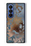 Case Compatible with Samsung Galaxy Z Fold 7 Protection Shockproof Cover Golden Grey Design