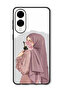 Case Compatible with Samsung Galaxy S25 Edge Protection Shockproof Cover Holding Roses Girl