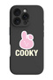 iPhone 16 Pro Black Protective Liquid Silicone Shockproof Case - Cooky