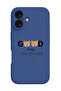 iPhone 16 Plus Blue Protective Liquid Silicone Shockproof Case - Good things
