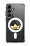 Case for Samsung Galaxy S25 Plus Compatible with MagSafe, Cover Queen crown