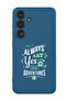 Protective Liquid Silicone Shockproof Case For Samsung Galaxy S25 Plus (Blue) - always say yes to