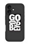 iPhone 16 Black Protective Liquid Silicone Shockproof Case - Goodbye