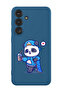 Protective Liquid Silicone Shockproof Case For Samsung Galaxy S25 Plus (Blue) - P&a having Drink