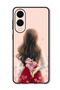Case Compatible with Samsung Galaxy S25 Edge Protection Shockproof Cover Girl Hiding Flowers
