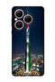 Case Compatible with Huawei Pura 80 6.6 Inch Protection Shockproof Cover Burj Khalifa UAE Flag