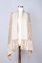 Patterned Reversible Knit Shawl - 2