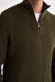 Men's Slim Fit Slim Fit Zippered Khaki Stand Collar Knitwear Sweater - 3