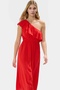 Women's Midi Dress Asymmetrical Collar Floral Pattern Summer Casual Stylish Summer Essential - 2