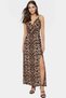 Women S Floral Print a Line Maxi Dress with Slit Detail Summer Chic Summer Essential - 4