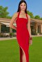 Women's Bodycon Midi Dress Finike Woven Square Collar Summer Special Occasions Summer Indispensable - 2