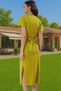 Women's Midi Dress Cotton Knitted Fabric Bodycon Fit Casual Style Weekend Summer's Indispensable - 4