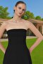 Women's A-Line Midi Length Strapless Evening Dress Floral Pattern Summer Collection Daily Use - 3