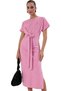 Women's Midi Dress Cotton Knitted Fabric Bodycon Fit Casual Style Weekend Summer's Indispensable