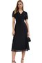 Women's Chiffon A-Line Midi Dress Doll Collar Short Sleeve Summer Casual Summer Indispensable