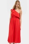 Women's Midi Dress Asymmetrical Collar Floral Pattern Summer Casual Stylish Summer Essential - 3