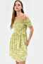 Women's Mini Dress Multi Floral Pattern Summer Comfortable Casual Style 100 Viscose Quality Material - 2