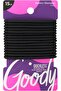 Ouchless Braided Elastics, Black, 15 Units