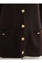Brown Crew Neck Women's Knitwear Cardigan - 3