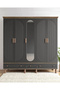 Milen 5 Kapılı Dolap / %100 MDF - 3