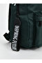 Green Text Printed Men's Backpack - 2