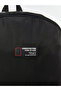 Black Printed Men's Backpack - 4