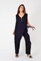 Women's Special Design Flooded Linen Jumpsuit