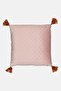 Square Quilted Removable Cover Cushion, Assorted - 2
