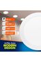 18W LED SLIM Panel Light, Down Light-6500K, Round Recessed, Mounting 9inch - 5