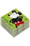 5-Piece MICKEY I AM & MINNIE I AM Collection Coaster Set – Glazed Ceramic Drink Coasters