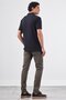 Men's Slim Fit Polo Collar Black T-Shirt - 6