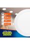 18W LED SLIM Panel Light, Down Light-6500K, Round Recessed, Mounting 9inch - 6