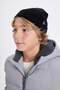 School Woven Label Knitwear Beanie for Boys V1853A621Wn