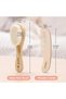 Baby Hair Brush and Comb Set for Newborns & Toddlers - Natural Soft Goat Bristles and Wooden - 3
