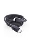 240W USB-C - USB-C Kablosu, 1.8 Metre Çift Örgülü Type-C Şarj Kablosu, Siyah - A81C6