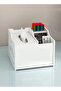Desktop Multifunctional Storage Box Cosmetics Storage Tissue Box 18.5x12x17cm