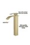 Golden Oval Basin Model with Faucet Basin Two Layers of Entrance Bathroom with Golden Faucet - 5