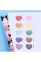 New 1 piece multicolor sanrio kawaii kuromi hello kitty cinnamorol 6 colors ink in one pen - 2