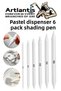 A4 Ring Binder Sketchbook Spralli 50 Sheets Charcoal Drawing Set Fatih Graduated Pencil Dough Eraser Exam - 4