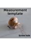 Wooden Turntable Handle Single Screw Drawer Kitchen Furniture Cabinet Cupboard Button Handle Knob Handles - 2