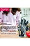 8-piece knife set with acrylic stand |  laser-cut rust-free stainless steel blade ( GREY ) - 4