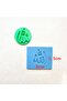 Ceramic Dough Stamp with Allah Word Written - 3.5x3cm - 2
