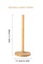 Wooden Paper Towel Holder Roll Towel Holder Napkin Holder Table Top Towel Paper Holder - 6