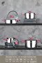 Enio 8 Piece Stainless Steel Cookware Set Rose Gold Eni-8620