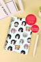 A5 Spiral School Notebook with Demon Slayer Design 50 Sheets 100 Pages - Striped